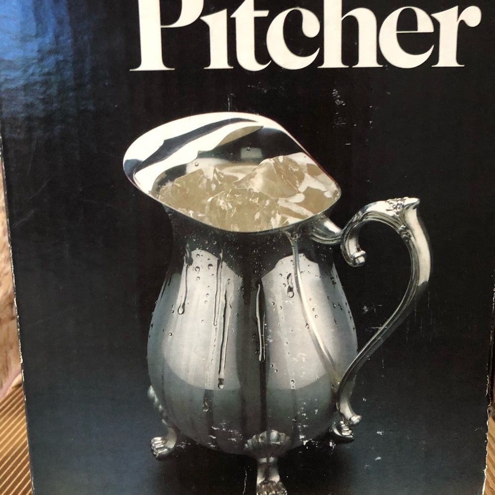 Silver plated pitcher